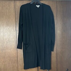 Nine West Black cardigan. Size medium. Worn once.